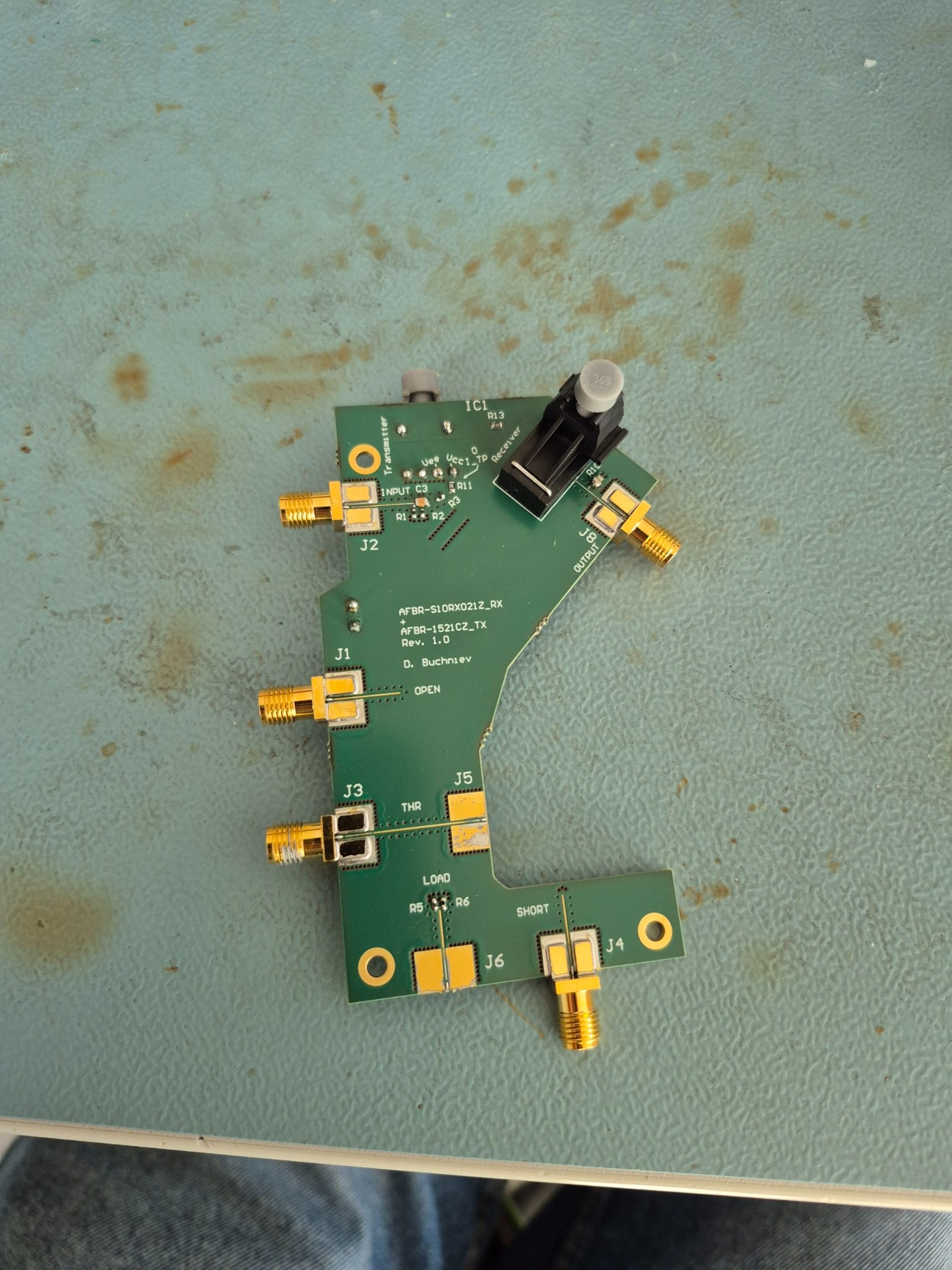 Optical receiver board