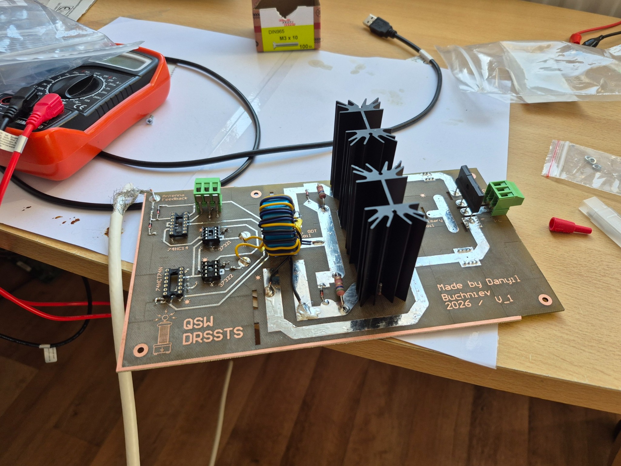 Custom DRSSTC driver board